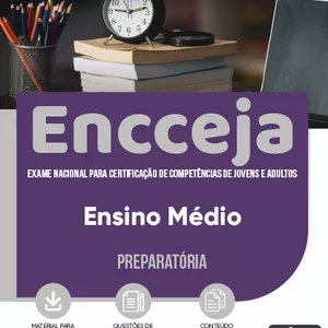 Imagem de capa para o Ebook Apostila ENCCEJA 2025 - Ensino Médio