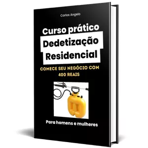 Imagem de capa para o Ebook Curso Prático de Dedetização Residencial