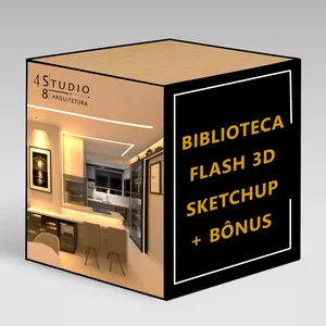 Imagem do curso BIBLIOTECA FLASH 3D SKETCHUP + BÔNUS