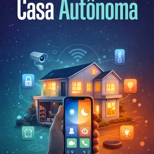 Imagem de capa para o Ebook Guia Prático para uma Casa Inteligente e Conectada