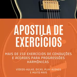 APOSTILA COM 150 EXERCÍCIOS DE PROGRESSÕES HARMÔNICAS por Abel Cardoso