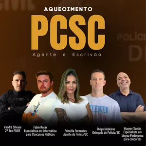 Imagem de capa para o Curso online 🔥Aquecimento PCSC: Prepare-se Agora com os Melhores Professores!