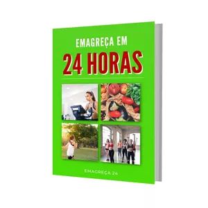 Imagem de capa para o Ebook Emagreça em 24 horas
