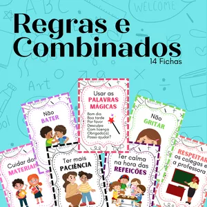 Imagem de capa para o Ebook Combinados da Turma