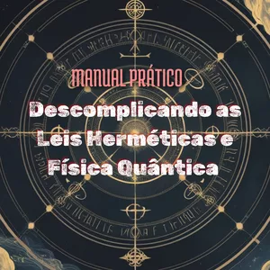 Imagem de capa para o Ebook Manual prático: descomplicando as Leis Herméticas e Física Quântica (+ bônus mapa mental)