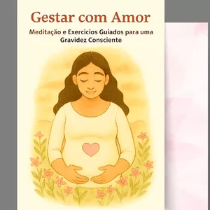 Imagem de capa para o Ebook Meditação na Gravidez - Gestar com Amor