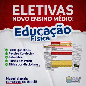 Imagem de EDUCAÇÃO FÍSICA - PLANEJAMENTOS E ATIVIDADES - BNCC criado por Plano de Aulas Prontos na hotmart