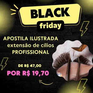 Imagem de capa para o Ebook Apostila extensão de cílios profissional 