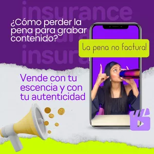 Imagen de portada para Curso online Mini curso - ¿Cómo perder la pena para grabar contenido?