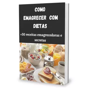 Imagem de capa para o Ebook Emagrecer com receitas