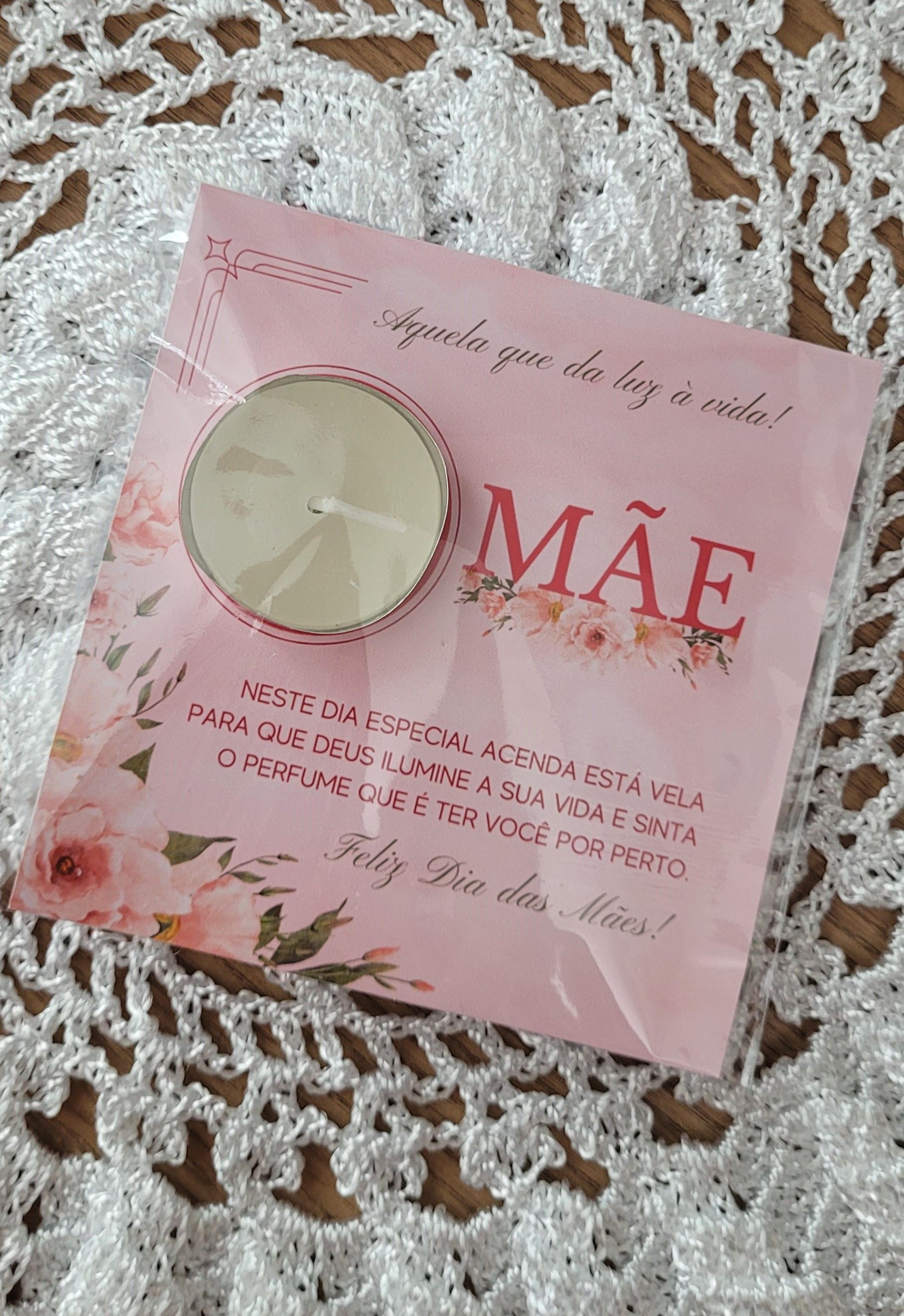 LEMBRANCINHA COM VELA - DIA DAS MÃES>