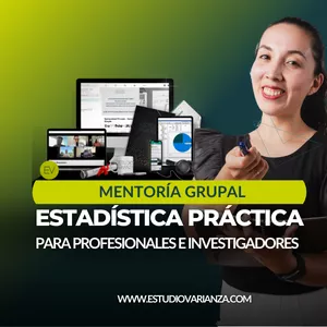 Imagen de portada para Curso online Mentoría Grupal y Curso de Estadística Práctica Para Profesionales e Investigadores