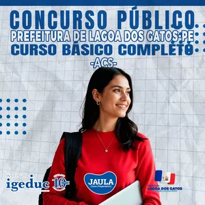 Imagem de capa para o Curso online ACS - (IGEDUC) - PREFEITURA DE LAGOA DOS GATOS -PE