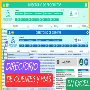 Imagen de portada para Curso online DIRECTORIO DE CLIENTES Y PRODUCTOS EN EXCEL