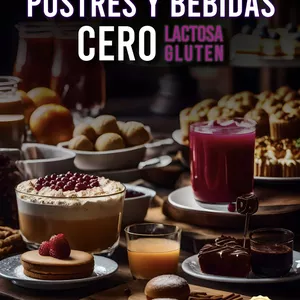 Imagen de portada para Ebook Postres y Bebidas (cero lactosa, cero gluten)