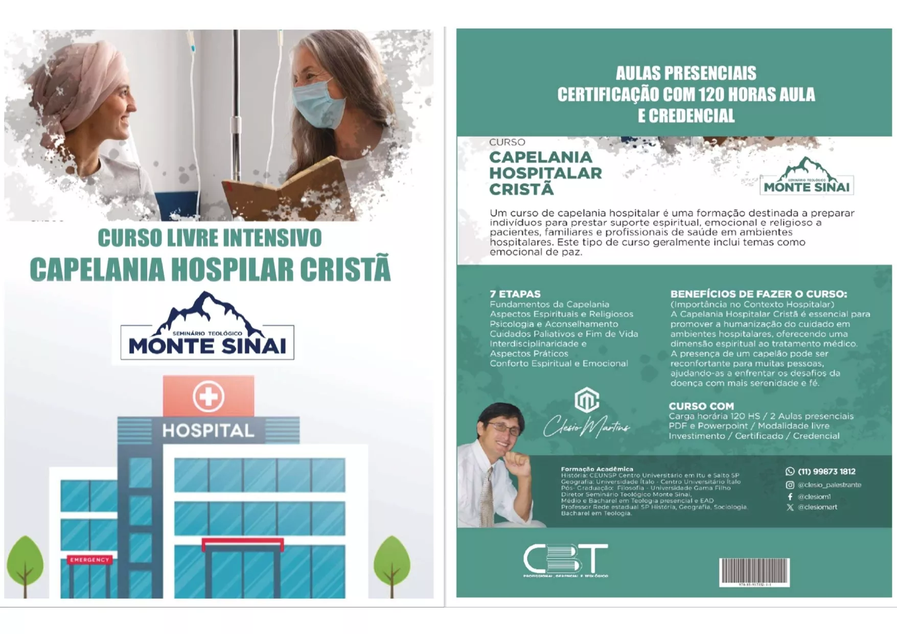 CURSO DE CAPELANIA HOSPITALAR  CRISTÃ