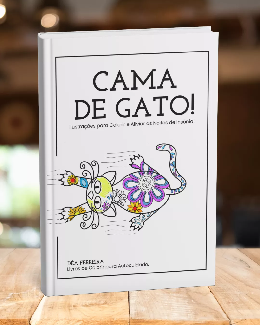 capa do livro gatinhos para colorir