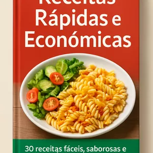 Imagem de capa para o Ebook Receitas Rápidas e Econômicas