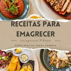 Imagem de capa para o Ebook RECEITAS PARA EMAGRECER EM APENAS 30 DIAS