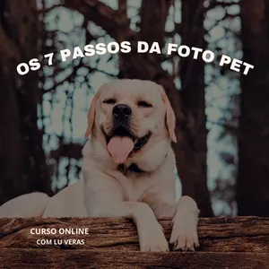Imagem de capa para o Curso online OS 7 PASSOS DA FOTO PET