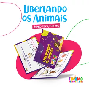 Imagem de capa para o Ebook Atividade Criativa - Libertando os Animais