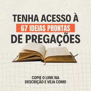Imagem de capa para o Ebook  67 Ideias de Pregações