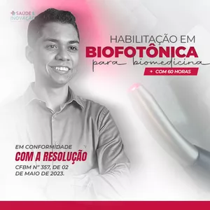 Imagem de capa para o Curso online Habilitação em Biofotônica (LASER & LED)