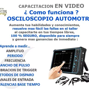 Imagen de portada para Curso online ¿Como funciona? OSCILOSCOPIO AUTOMOTRIZ