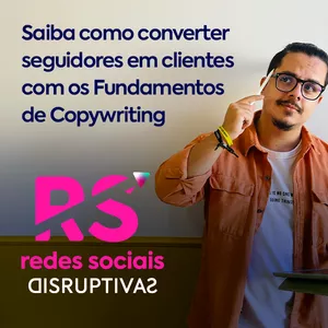 Imagem de capa para o Ebook Fundamentos de Copy | Redes Sociais Disruptivas