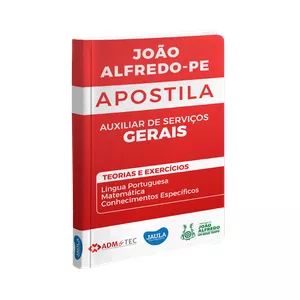 Imagem de capa para o Curso online APOSTILA - AUXILIAR DE SERVIÇOS GERAIS - ADM&amp;TEC- JOÃO ALFREDO-PE