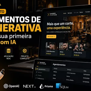 Imagem do curso FUNDAMENTOS DE IA GENERATIVA — DO ZERO À PRIMEIRA APLICAÇÃO COM IA