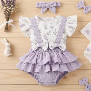 Imagem de capa para o Ebook MOLDE CONJUNTO BLUSINHA E CALCINHA COM BABADOS BABY - RN A 4 ANOS