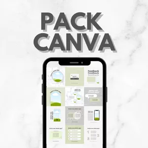 Imagem de capa para o Curso online Pack Canva 90 artes editáveis STORY + FEED