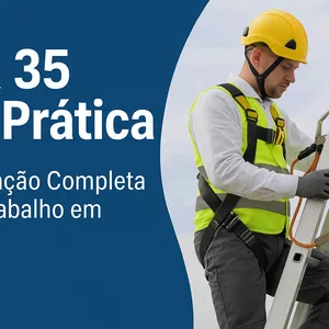 Imagem de capa para o Ebook NR 35 na Prática: Formação Completa em Trabalho em Altura – Modalidade EAD