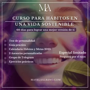 Imagen de portada para Curso online Curso completo para crear hábitos sostenibles