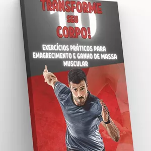 Imagem de capa para o Ebook Transforme seu corpo: 10 exercícios práticos para emagrecimento e ganho de massa muscular