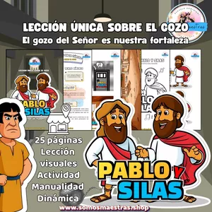 Imagem de capa para o Ebook PABLO Y SILAS - EL GOZO DEL SEÑOR ES NUESTRA FORTALEZA