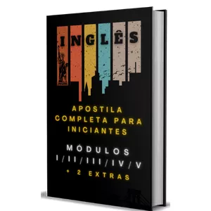 Imagem de capa para o Ebook  Inglês - Apostila Completa Para Iniciantes 
