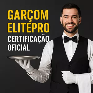 Imagem do curso Garçom ElitePro – Certificação Oficial 