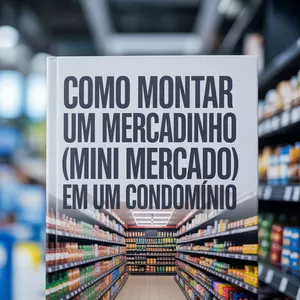 Imagem de capa para o Ebook Como montar um mercadinho ( Mini mercado ) em um condomínio