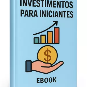 Imagem de capa para o Ebook E-book - Investimentos para Iniciantes