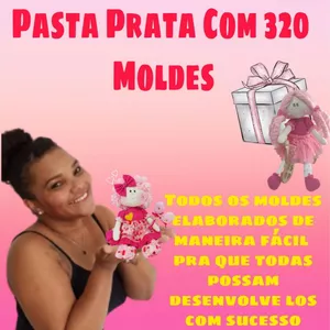 Imagem de capa para o Curso online PASTA PRATA ATUALMENTE COM MAIS DE 320 MOLDES EXCLUSIVOS DO CANAL ALEXANDRA PEREIRA