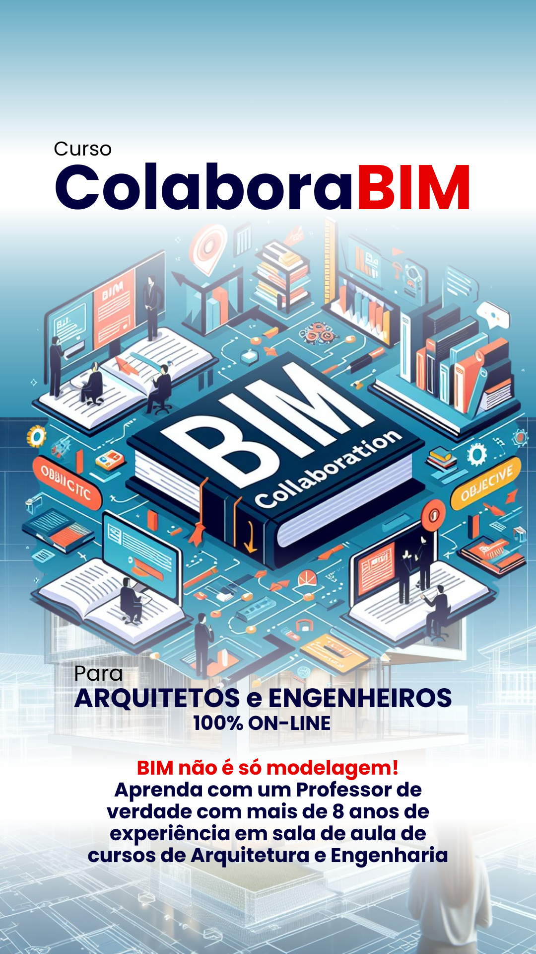 Imagem do curso ColaboraBIM: Desvendando o Futuro da Construção Inteligente
