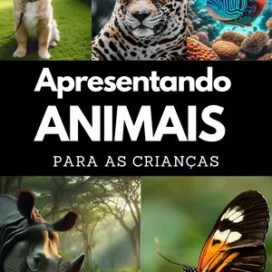Imagem de capa para o Ebook Apresentando animais para as crianças