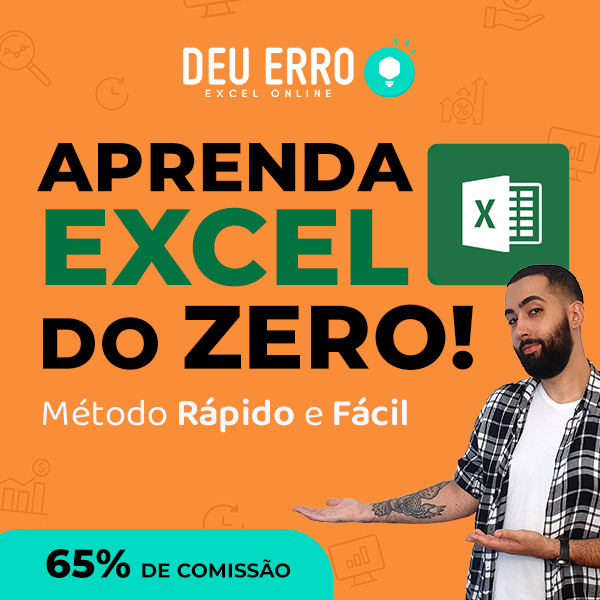 Imagem de Curso de Excel: Aprenda Excel do Zero!  criado por DEU ERRO EXCEL  na hotmart