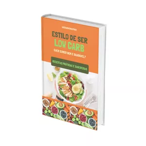 Imagem de capa para o Ebook Estilo de Ser Low Carb