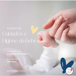 Imagem do curso Curso Cuidados e Higiene do Bebê