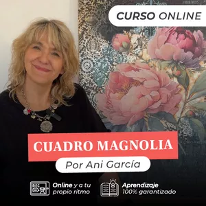 Imagen de portada para Curso online Curso de pintura Cuadro Magnolia