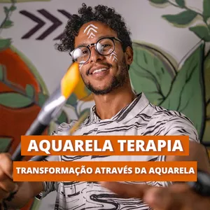 Imagem de capa para o Curso online Aquarela Terapia