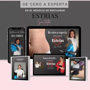 Imagen de portada para Curso online nivel Experta Restaurando Estrías sin Usar Tinta
